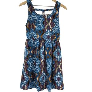 Xhilaration Aztec Tribal Print Dress Size Small